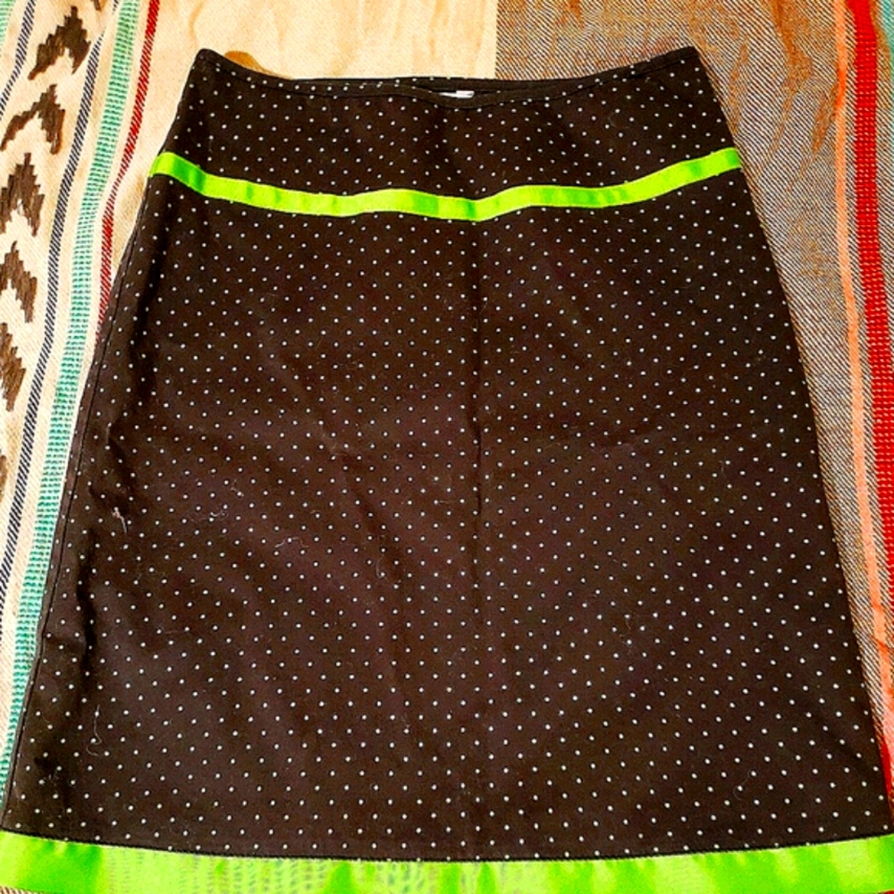 🍍RW & CO. green polka dot skirt🥀